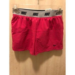 Pink Nike Dri-fit running shorts with spandex!